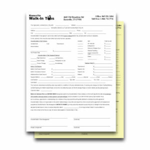 NCR Form | 2 Part | 8.5" x 11"